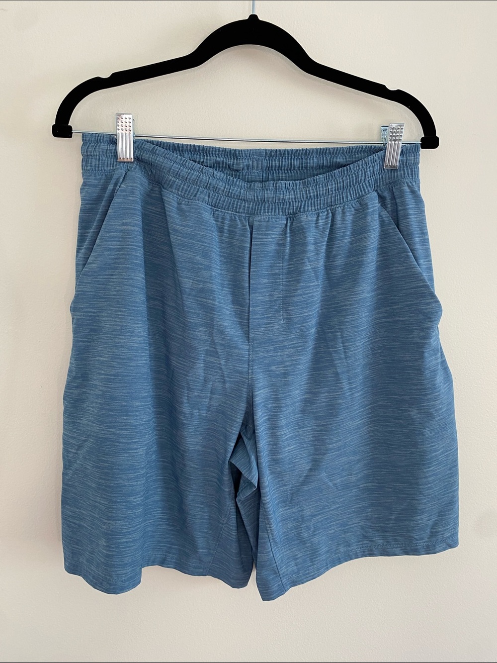 Lululemon Pace Breaker Short 9" Inseam Lined Heather Blue Men's Large